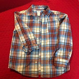 Carer's Boy's Long Sleeve Shirt (Size 7)
